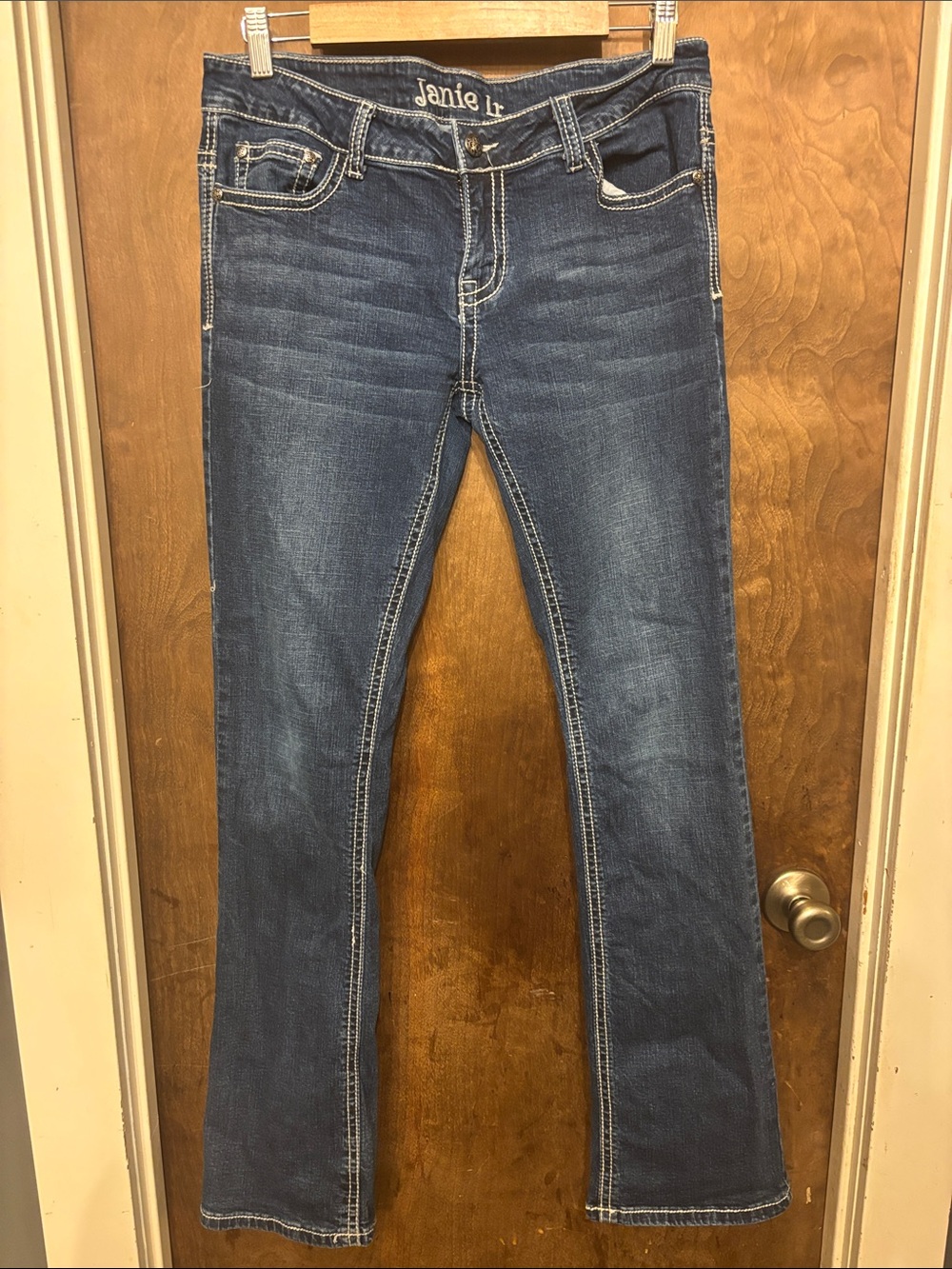 Dark Blue Boot Cut Jeans